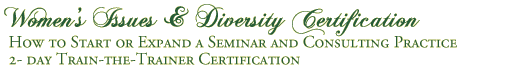Womens Issues & Diversity Certification